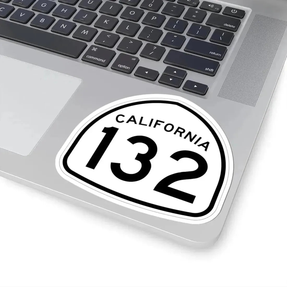 California 132 1957 (California) (Road Sign) STICKER Vinyl Kiss-Cut Decal - The Sticker Space