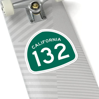 California 132 (California) (Road Sign) STICKER Vinyl Kiss-Cut Decal - The Sticker Space