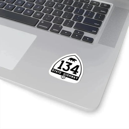 California 134 1948 (California) (Road Sign) STICKER Vinyl Kiss-Cut Decal - The Sticker Space
