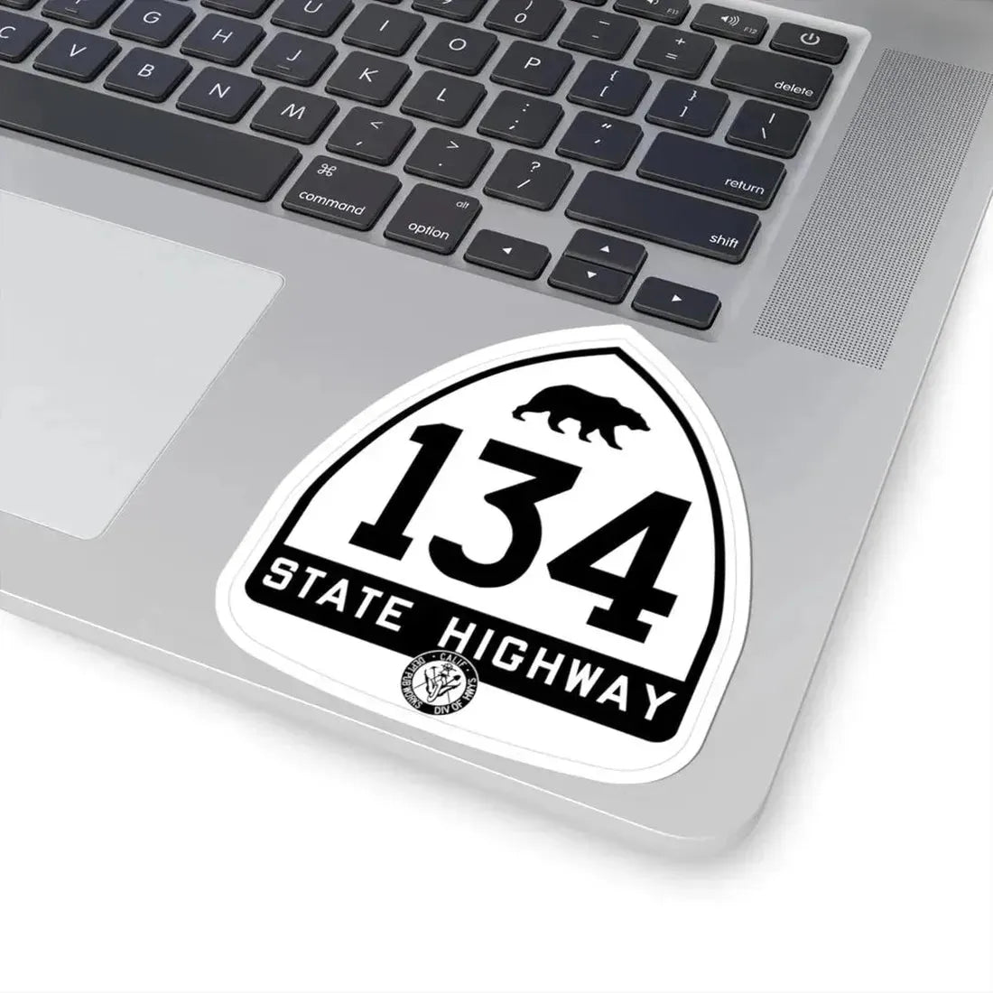 California 134 1948 (California) (Road Sign) STICKER Vinyl Kiss-Cut Decal - The Sticker Space