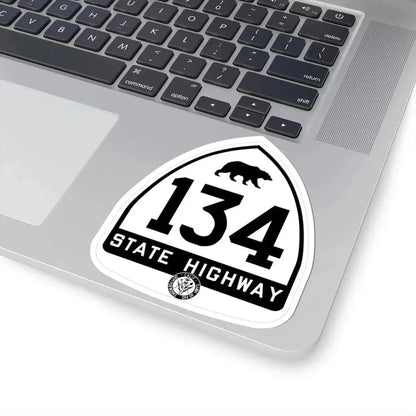 California 134 1948 (California) (Road Sign) STICKER Vinyl Kiss-Cut Decal - The Sticker Space