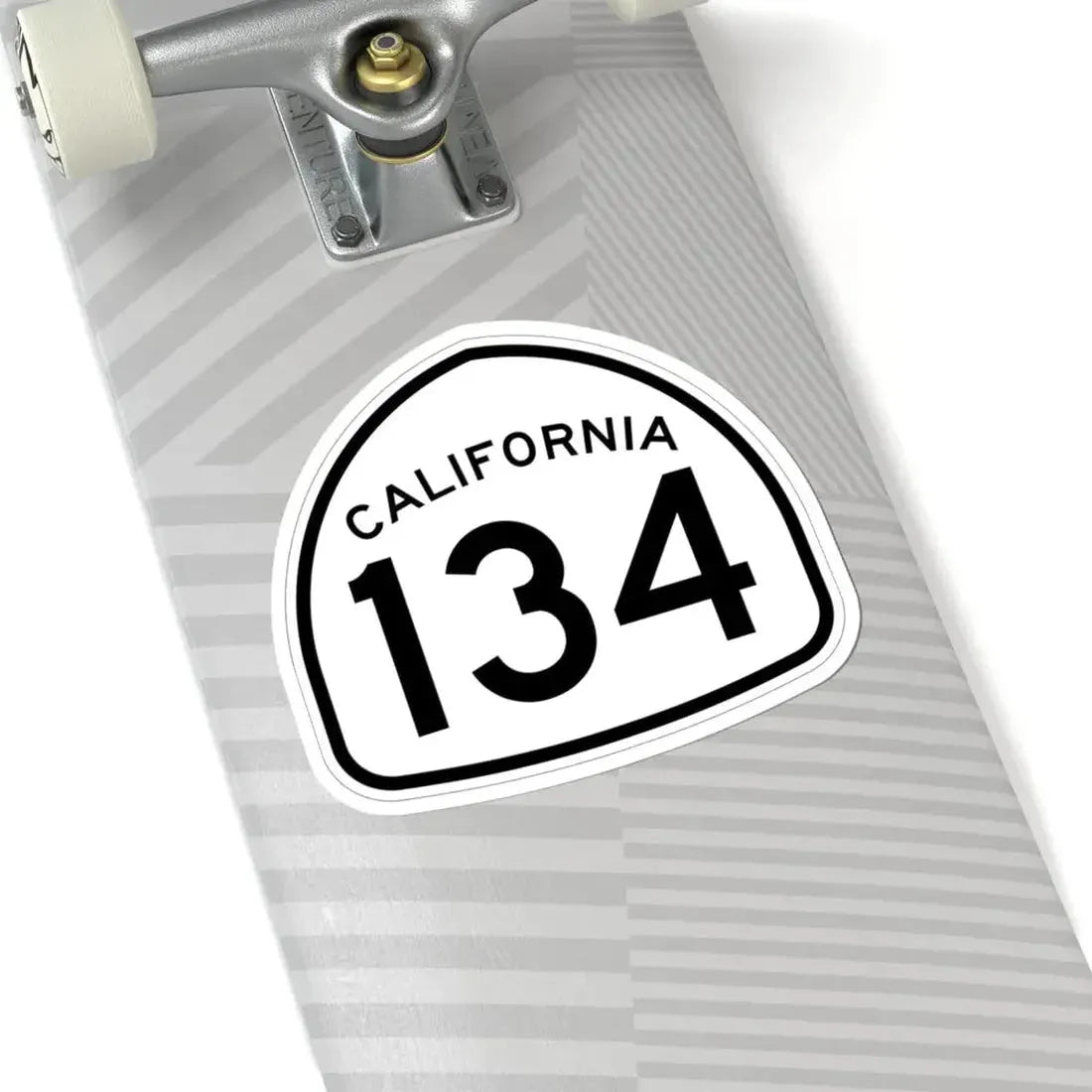 California 134 1957 (California) (Road Sign) STICKER Vinyl Kiss-Cut Decal - The Sticker Space