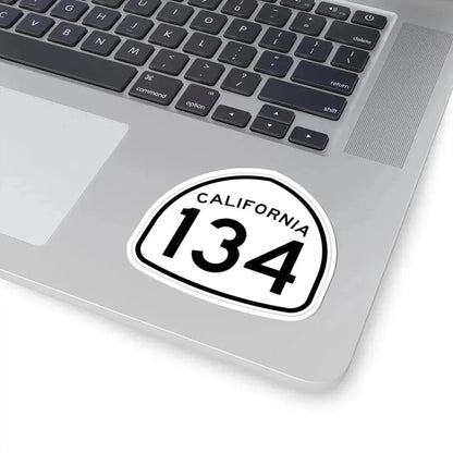 California 134 1957 (California) (Road Sign) STICKER Vinyl Kiss-Cut Decal - The Sticker Space
