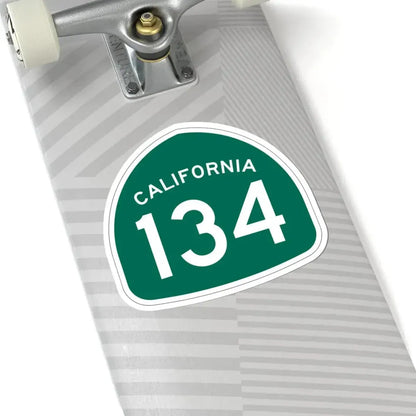 California 134 (California) (Road Sign) STICKER Vinyl Kiss-Cut Decal - The Sticker Space