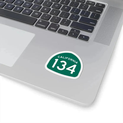 California 134 (California) (Road Sign) STICKER Vinyl Kiss-Cut Decal - The Sticker Space