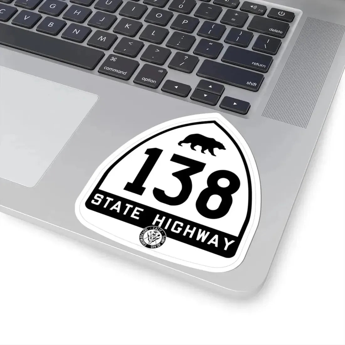 California 138 1948 (California) (Road Sign) STICKER Vinyl Kiss-Cut Decal - The Sticker Space