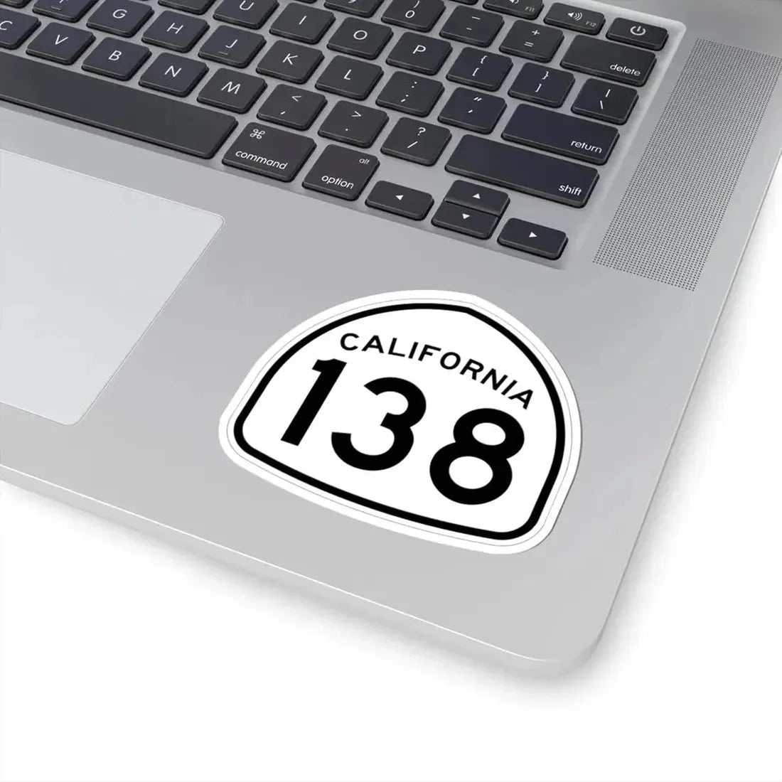 California 138 1957 (California) (Road Sign) STICKER Vinyl Kiss-Cut Decal - The Sticker Space
