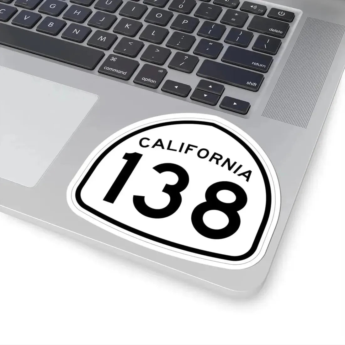 California 138 1957 (California) (Road Sign) STICKER Vinyl Kiss-Cut Decal - The Sticker Space