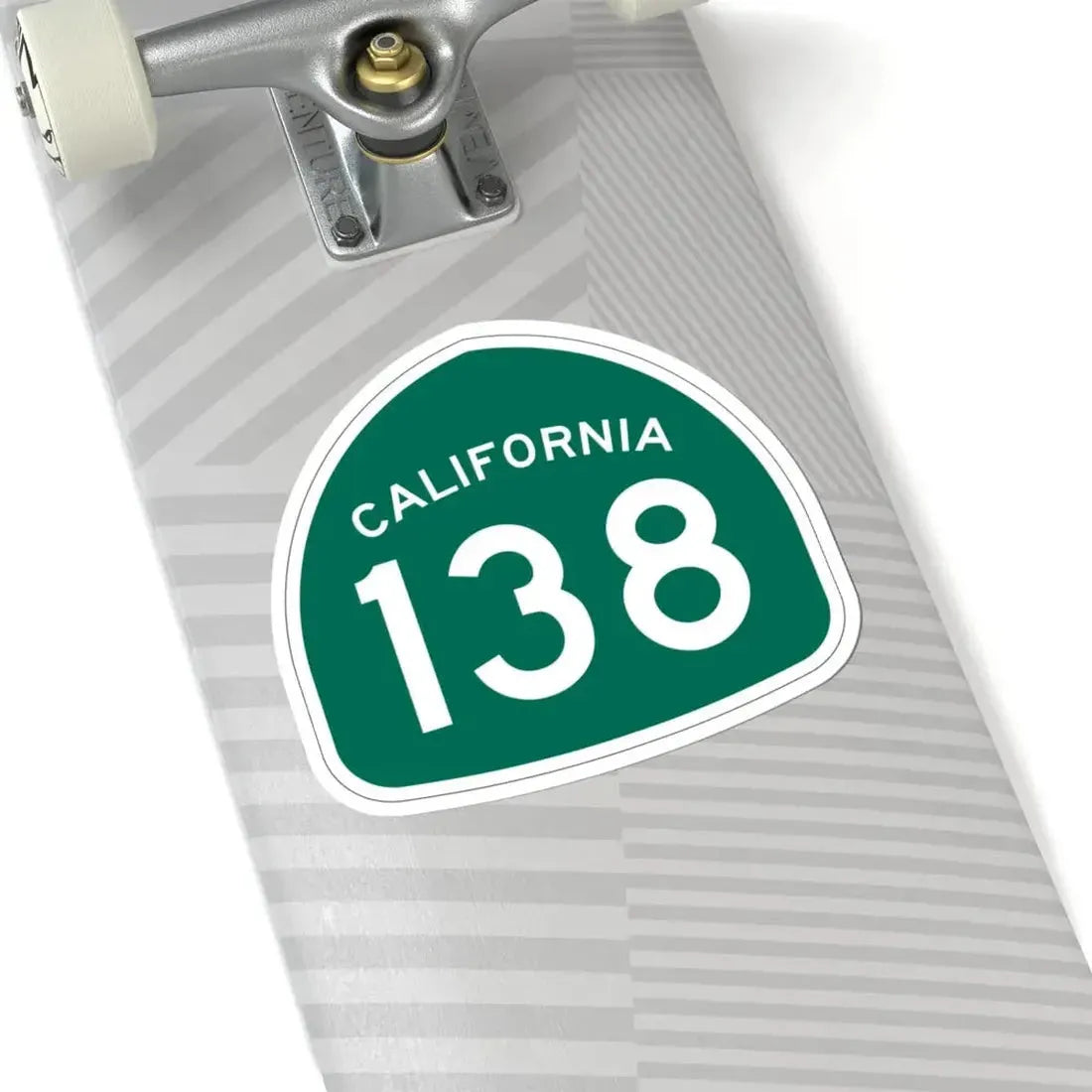 California 138 (California) (Road Sign) STICKER Vinyl Kiss-Cut Decal - The Sticker Space