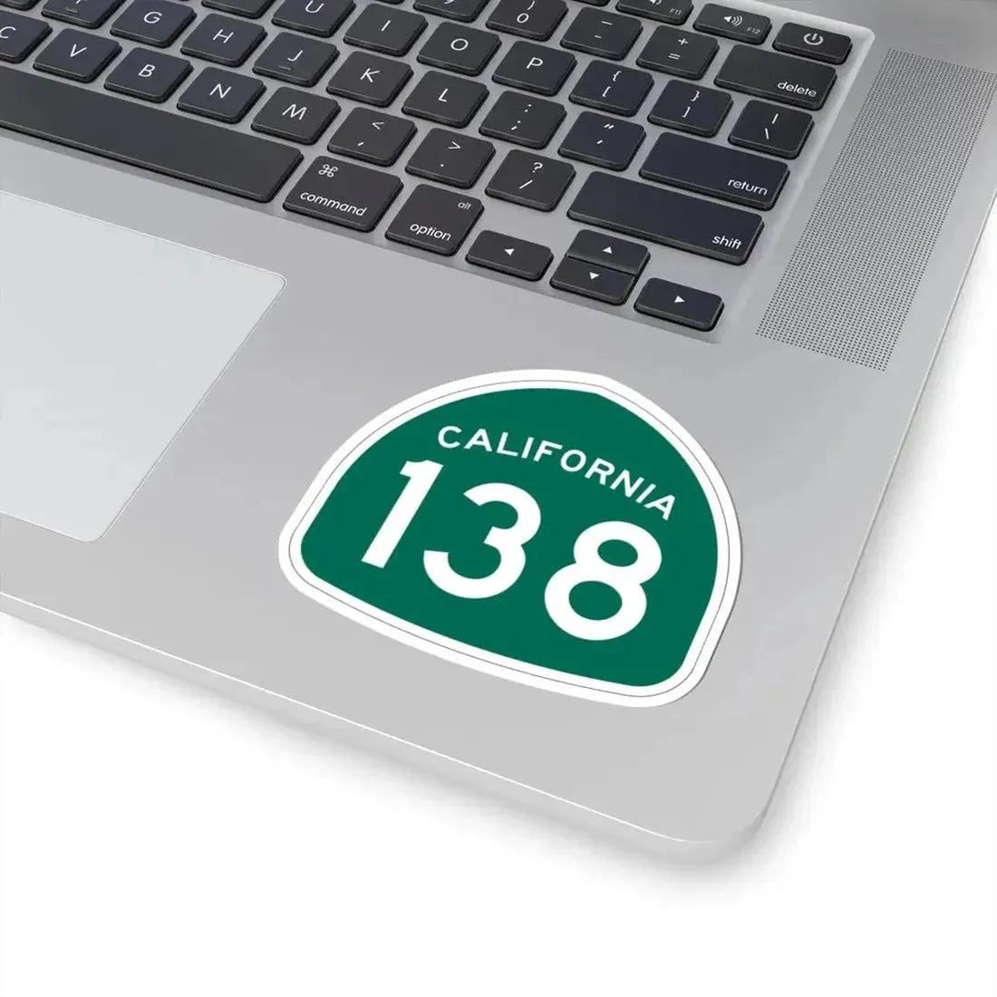 California 138 (California) (Road Sign) STICKER Vinyl Kiss-Cut Decal - The Sticker Space