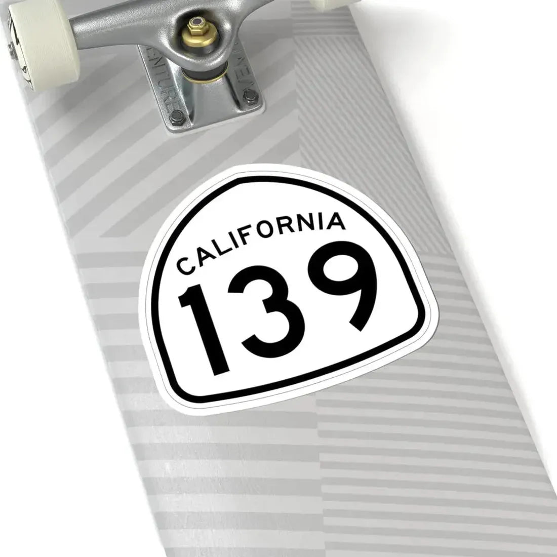 California 139 1957 (California) (Road Sign) STICKER Vinyl Kiss-Cut Decal - The Sticker Space