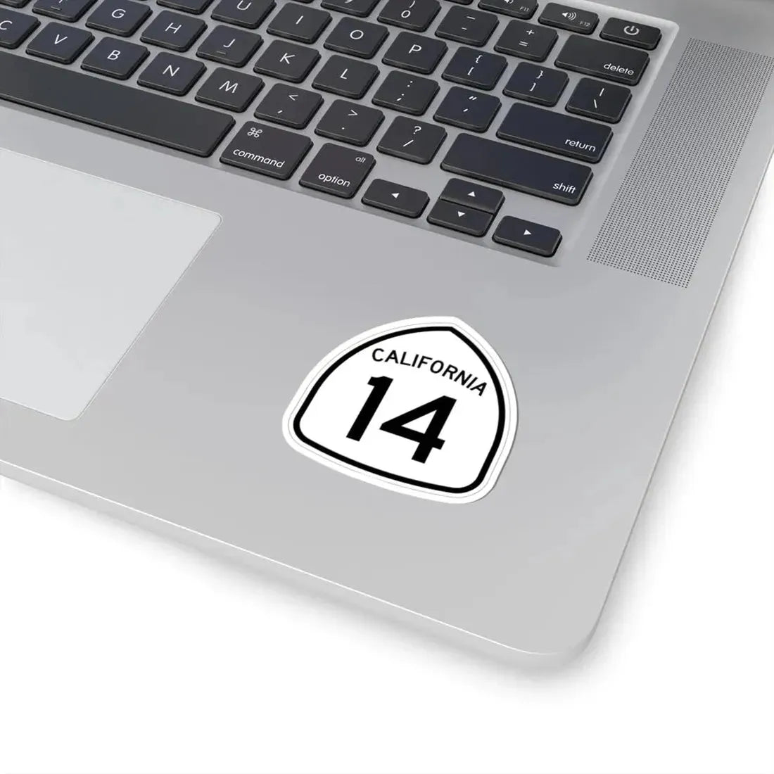 California 14 1957 (California) (Road Sign) STICKER Vinyl Kiss-Cut Decal - The Sticker Space