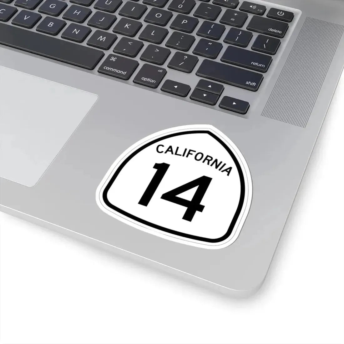 California 14 1957 (California) (Road Sign) STICKER Vinyl Kiss-Cut Decal - The Sticker Space