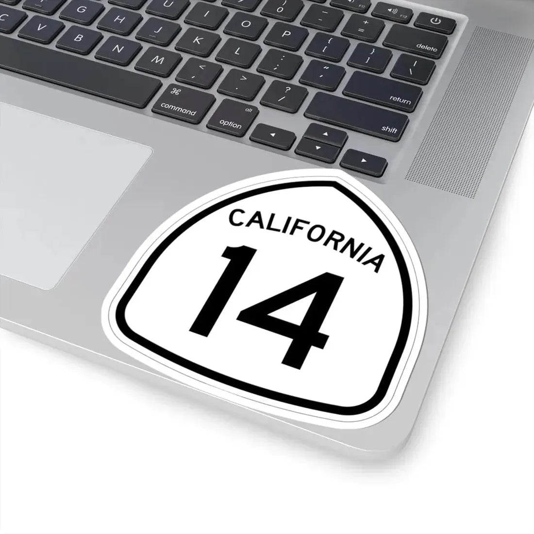 California 14 1957 (California) (Road Sign) STICKER Vinyl Kiss-Cut Decal - The Sticker Space
