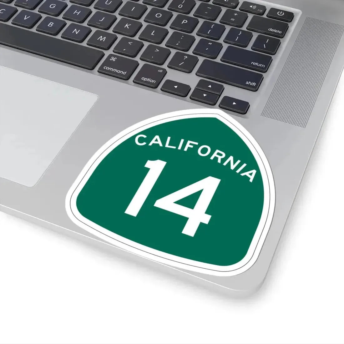 California 14 (California) (Road Sign) STICKER Vinyl Kiss-Cut Decal - The Sticker Space