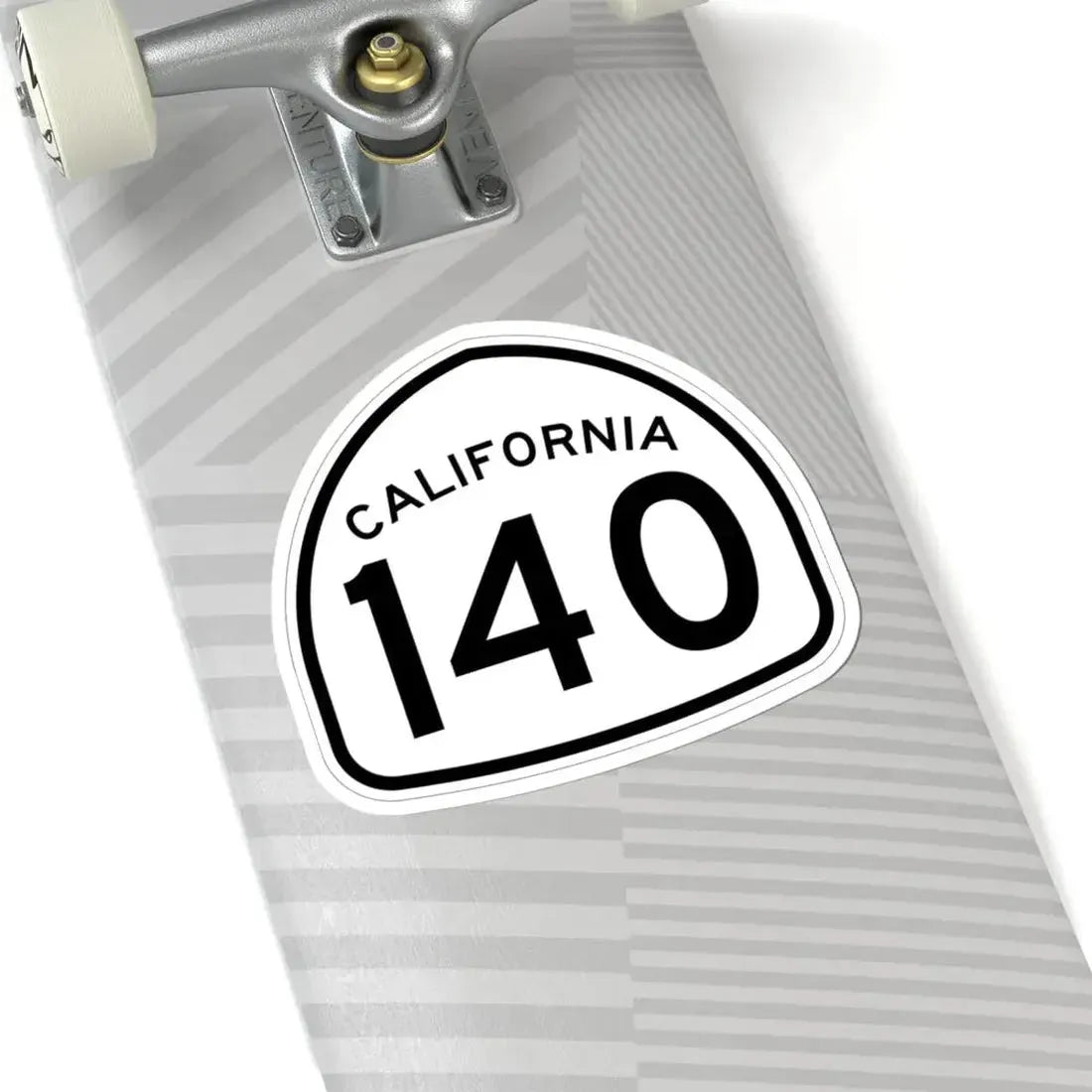 California 140 1957 (California) (Road Sign) STICKER Vinyl Kiss-Cut Decal - The Sticker Space