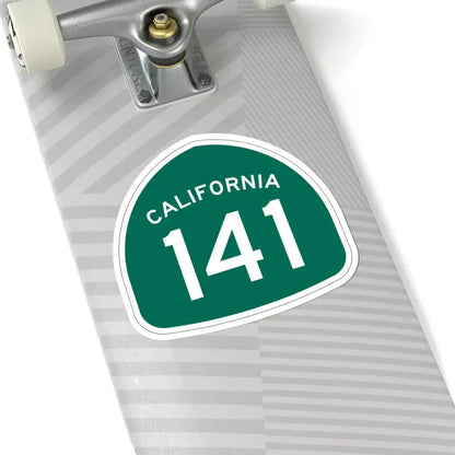 California 141 (California) (Road Sign) STICKER Vinyl Kiss-Cut Decal - The Sticker Space