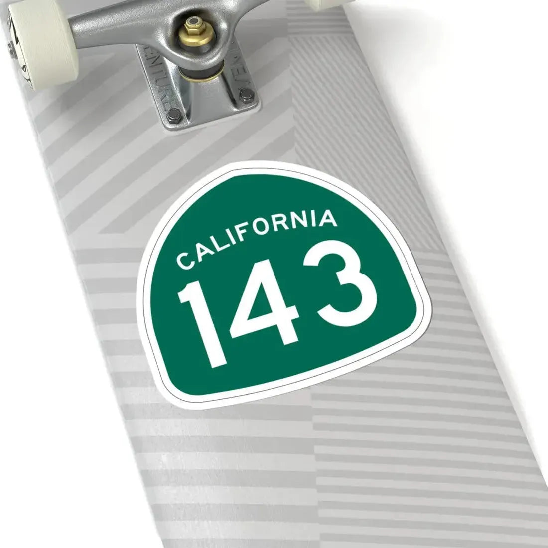 California 143 (California) (Road Sign) STICKER Vinyl Kiss-Cut Decal - The Sticker Space