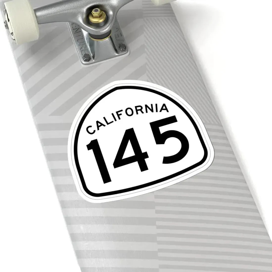 California 145 1957 (California) (Road Sign) STICKER Vinyl Kiss-Cut Decal - The Sticker Space
