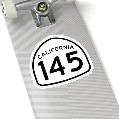 California 145 1957 (California) (Road Sign) STICKER Vinyl Kiss-Cut Decal - The Sticker Space