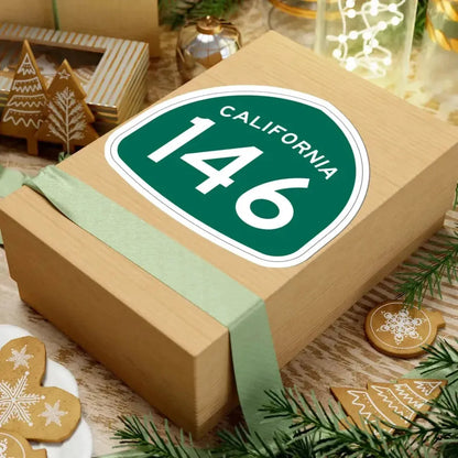 California 146 (California) (Road Sign) STICKER Vinyl Kiss-Cut Decal - The Sticker Space