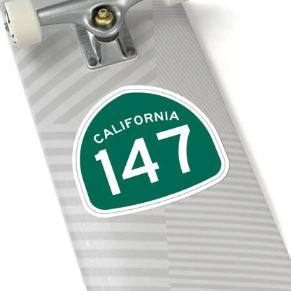 California 147 (California) (Road Sign) STICKER Vinyl Kiss-Cut Decal - The Sticker Space