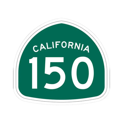 California 150 (California) (Road Sign) STICKER Vinyl Kiss-Cut Decal 3 Inch White - The Sticker Space