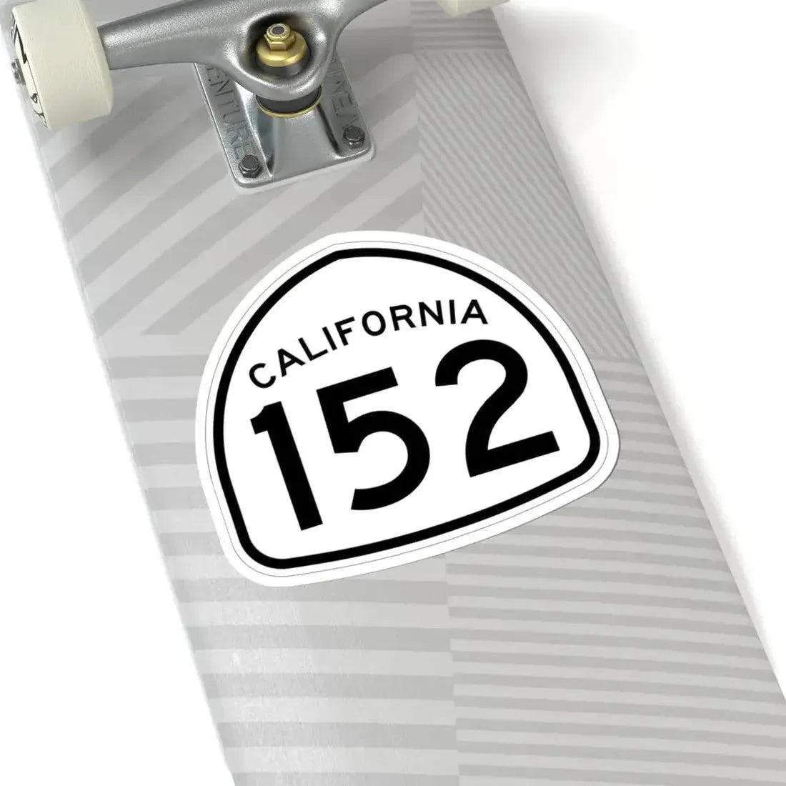California 152 1957 (California) (Road Sign) STICKER Vinyl Kiss-Cut Decal - The Sticker Space