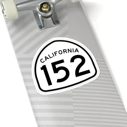 California 152 1957 (California) (Road Sign) STICKER Vinyl Kiss-Cut Decal - The Sticker Space