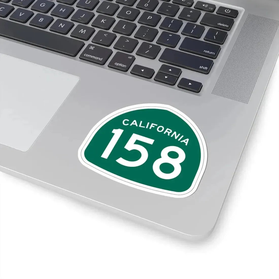 California 158 (California) (Road Sign) STICKER Vinyl Kiss-Cut Decal - The Sticker Space