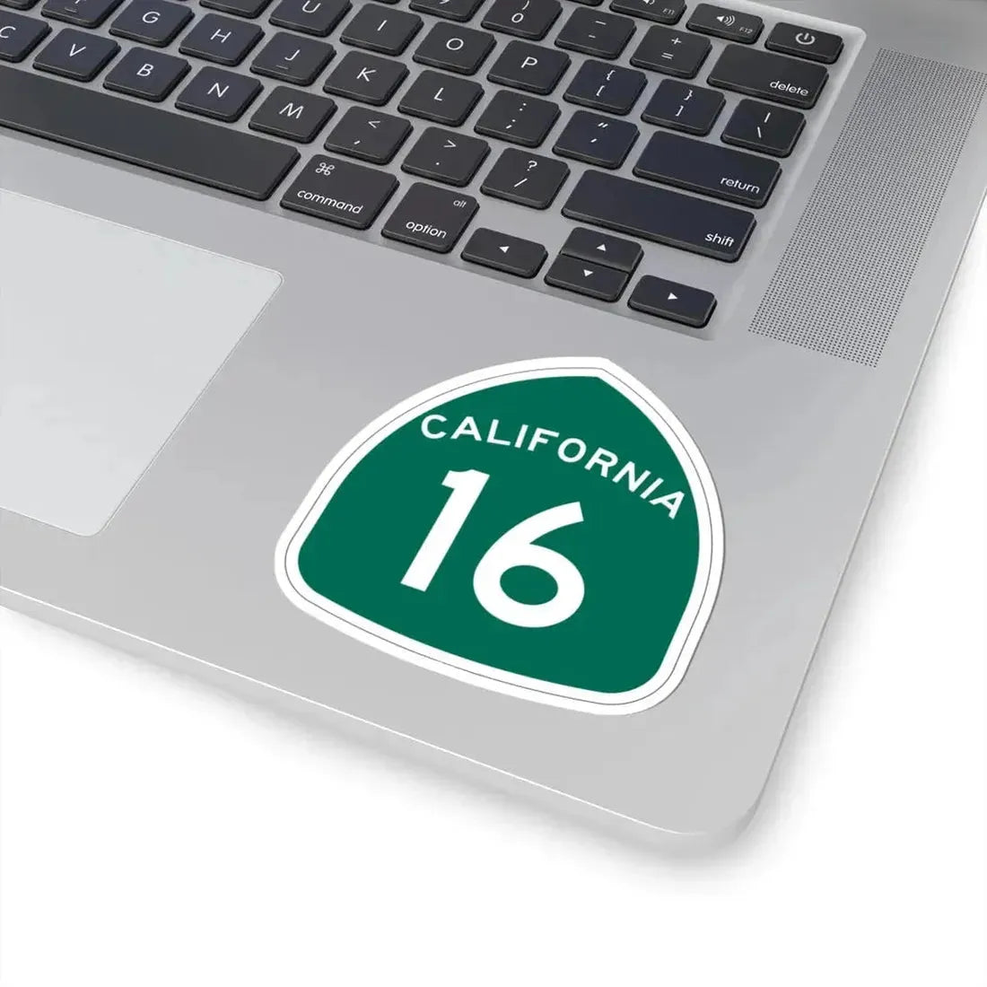 California 16 (California) (Road Sign) STICKER Vinyl Kiss-Cut Decal - The Sticker Space