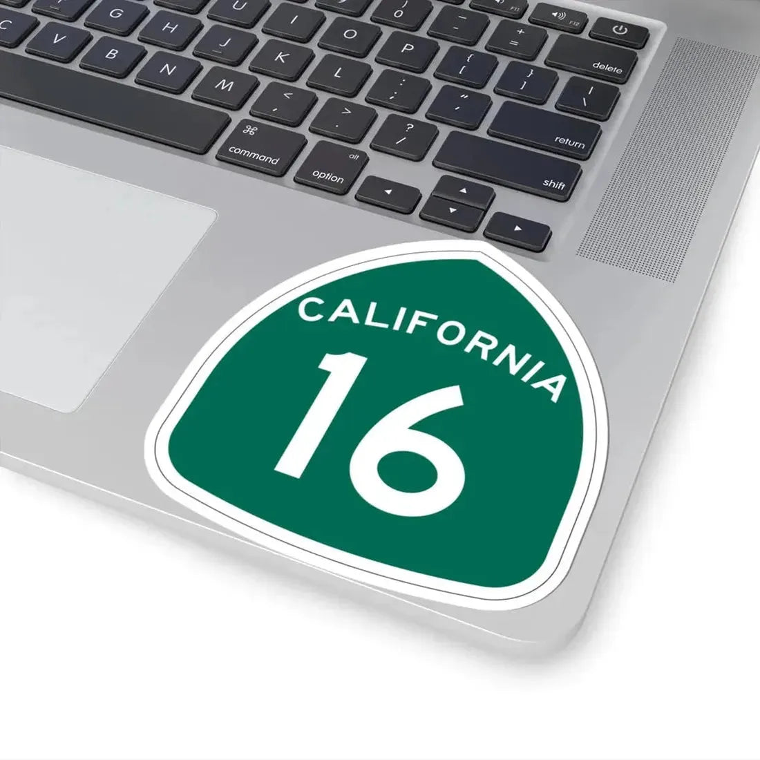 California 16 (California) (Road Sign) STICKER Vinyl Kiss-Cut Decal - The Sticker Space