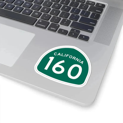 California 160 (California) (Road Sign) STICKER Vinyl Kiss-Cut Decal - The Sticker Space