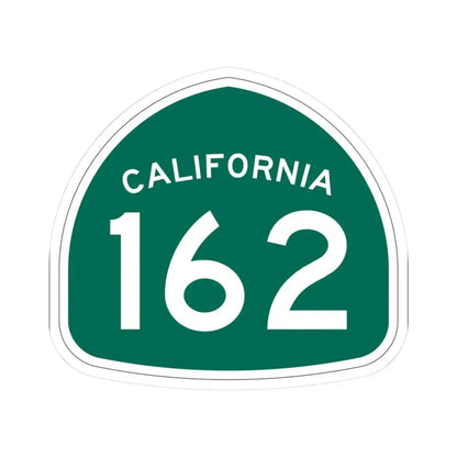 California 162 (California) (Road Sign) STICKER Vinyl Kiss-Cut Decal 3 Inch White - The Sticker Space