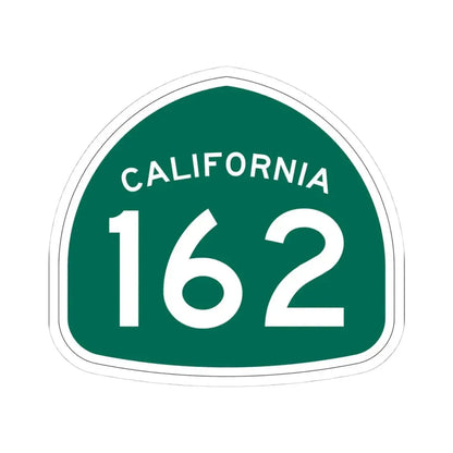 California 162 (California) (Road Sign) STICKER Vinyl Kiss-Cut Decal 4 Inch White - The Sticker Space