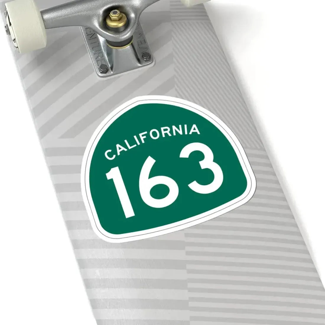 California 163 (California) (Road Sign) STICKER Vinyl Kiss-Cut Decal - The Sticker Space
