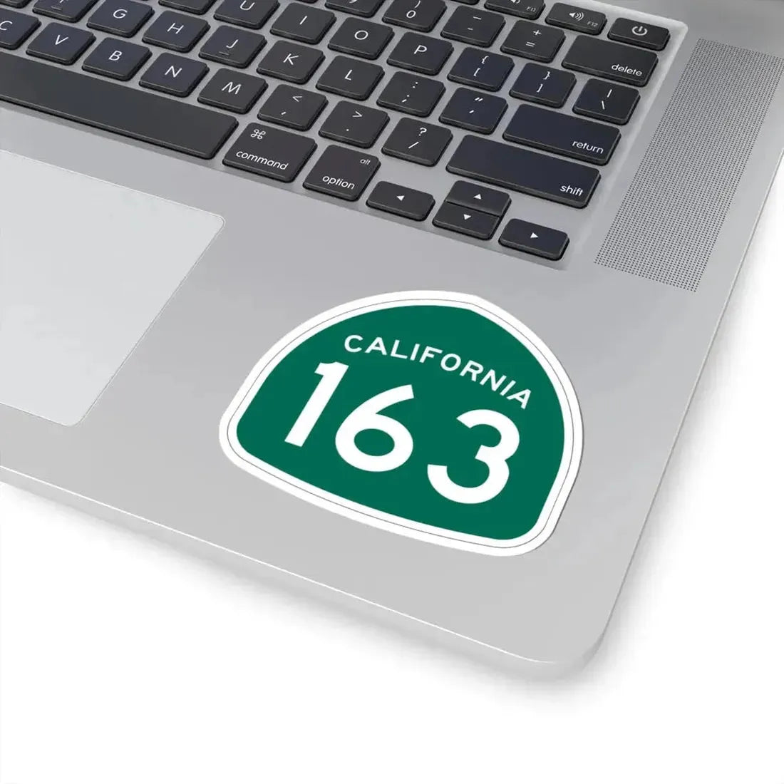 California 163 (California) (Road Sign) STICKER Vinyl Kiss-Cut Decal - The Sticker Space