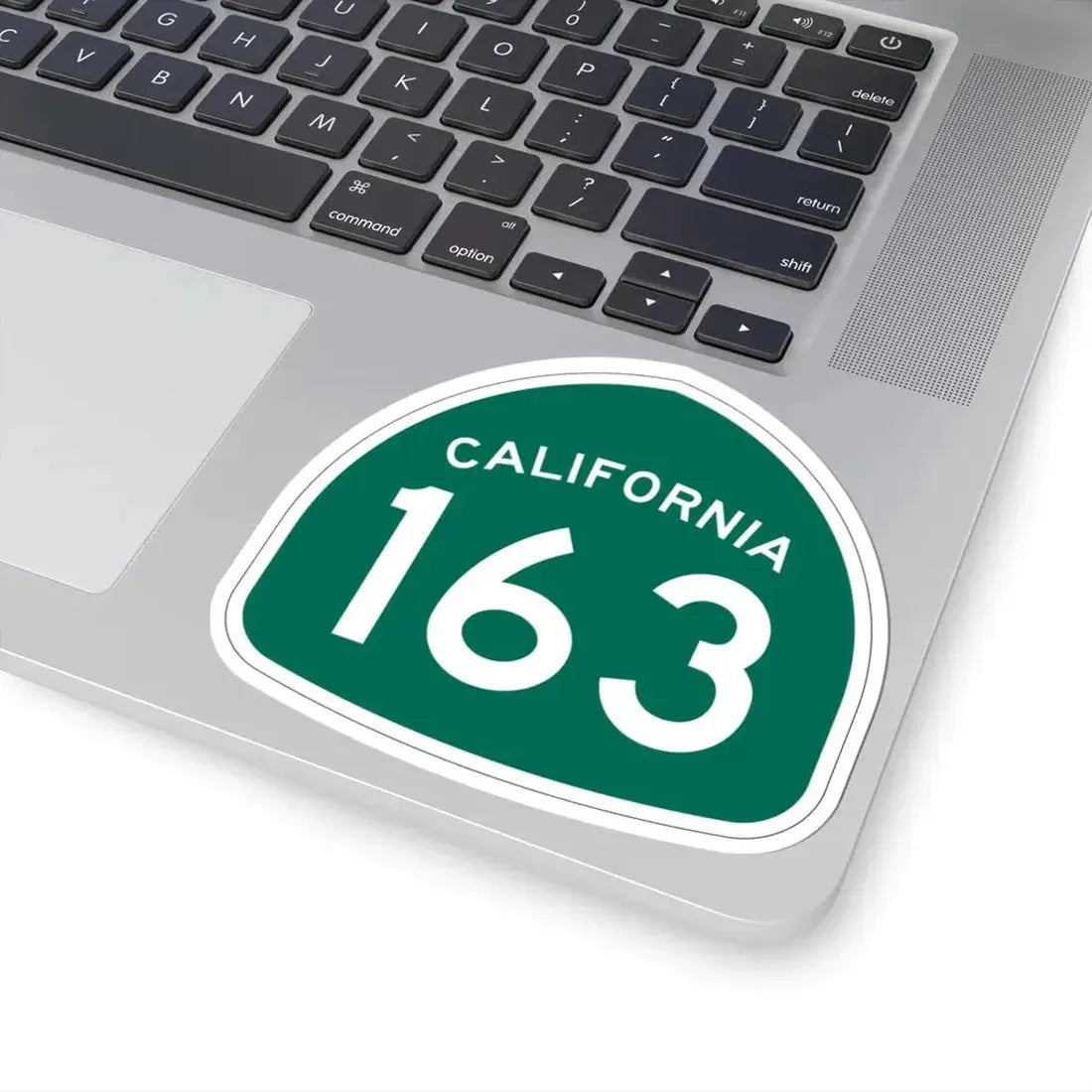 California 163 (California) (Road Sign) STICKER Vinyl Kiss-Cut Decal - The Sticker Space