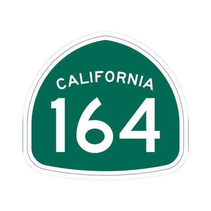 California 164 (California) (Road Sign) STICKER Vinyl Kiss-Cut Decal 3 Inch White - The Sticker Space