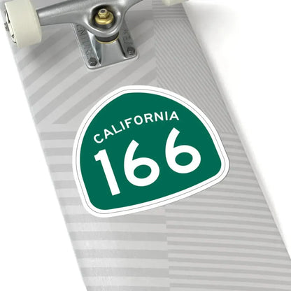 California 166 (California) (Road Sign) STICKER Vinyl Kiss-Cut Decal - The Sticker Space