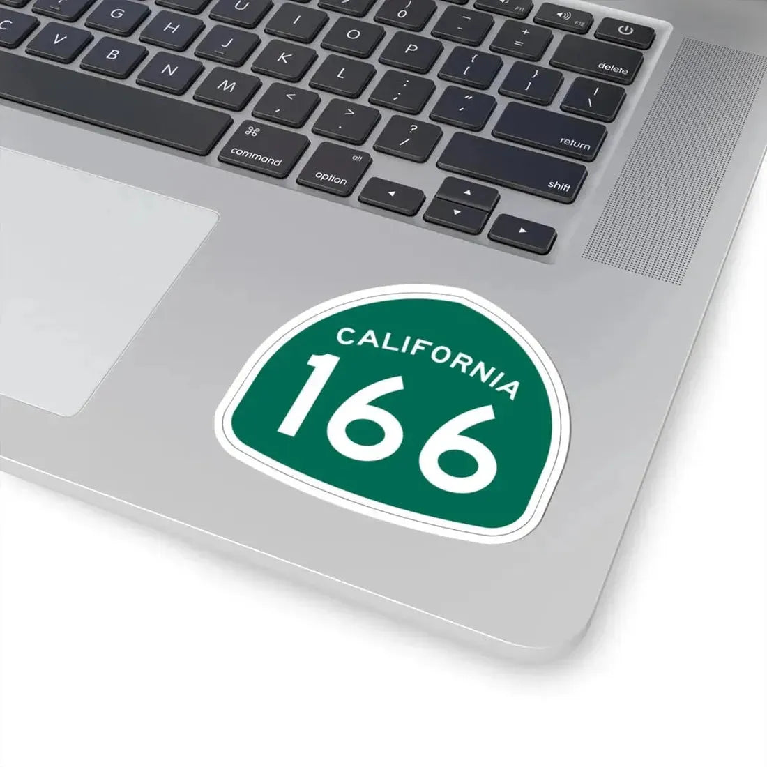 California 166 (California) (Road Sign) STICKER Vinyl Kiss-Cut Decal - The Sticker Space