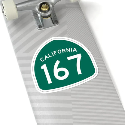 California 167 (California) (Road Sign) STICKER Vinyl Kiss-Cut Decal - The Sticker Space