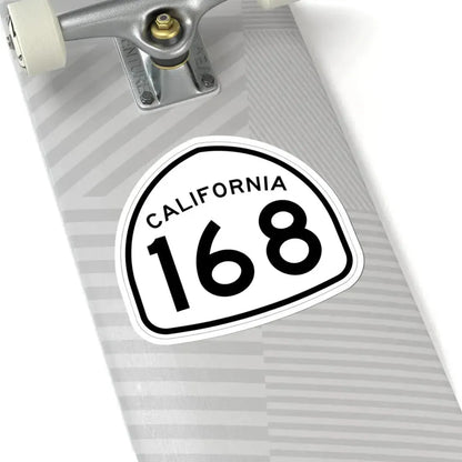 California 168 1957 (California) (Road Sign) STICKER Vinyl Kiss-Cut Decal - The Sticker Space