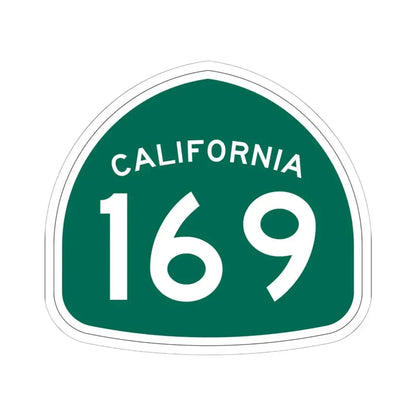 California 169 (California) (Road Sign) STICKER Vinyl Kiss-Cut Decal 6 Inch White - The Sticker Space