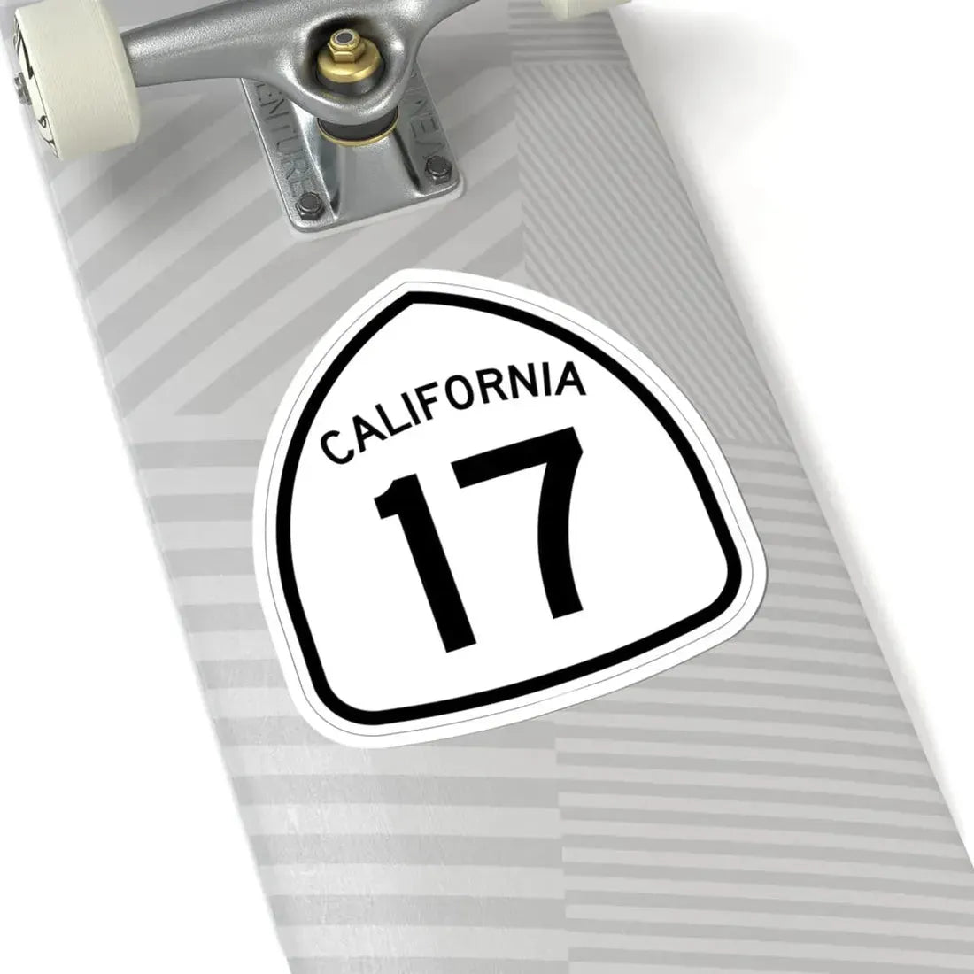 California 17 1957 (California) (Road Sign) STICKER Vinyl Kiss-Cut Decal - The Sticker Space