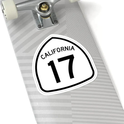 California 17 1957 (California) (Road Sign) STICKER Vinyl Kiss-Cut Decal - The Sticker Space