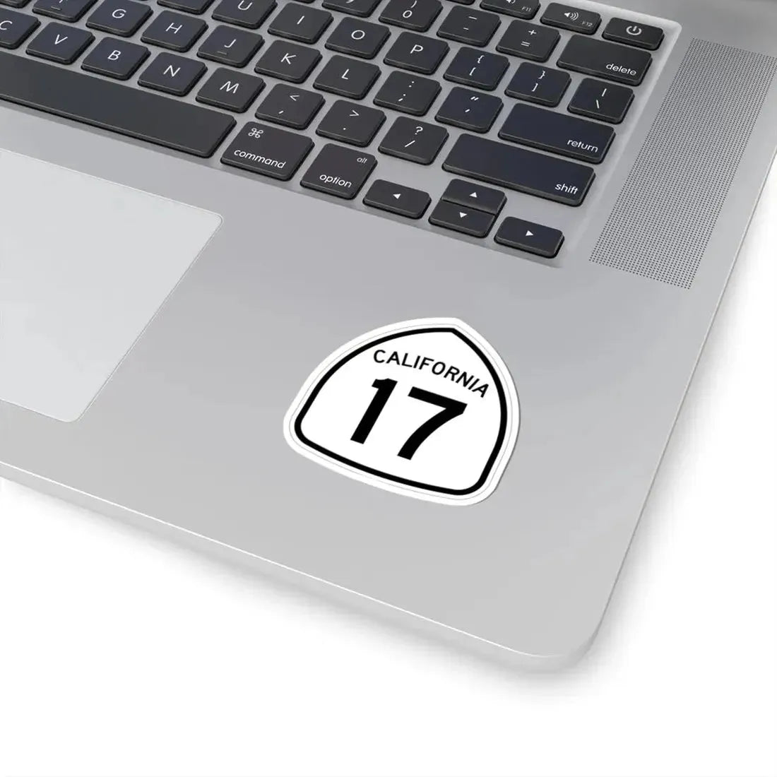 California 17 1957 (California) (Road Sign) STICKER Vinyl Kiss-Cut Decal - The Sticker Space
