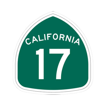 California 17 (California) (Road Sign) STICKER Vinyl Kiss-Cut Decal - The Sticker Space