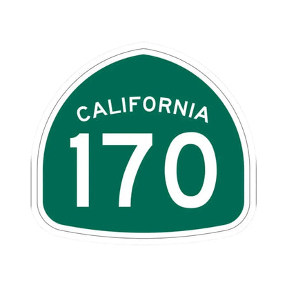 California 170 (California) (Road Sign) STICKER Vinyl Kiss-Cut Decal 2 Inch White - The Sticker Space