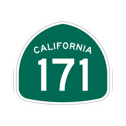 California 171 (California) (Road Sign) STICKER Vinyl Kiss-Cut Decal - The Sticker Space